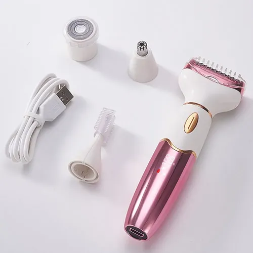Afeitadora Eléctrica 4 En 1 For Mujer, Depiladora Corporal H
