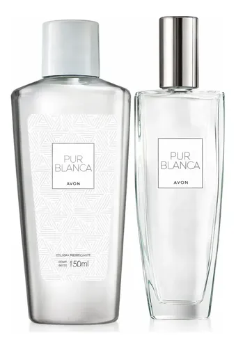Kit Avon Para Mujer Perfume Pur Blanca + Bolsa De Regalo