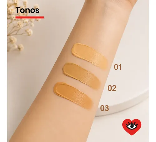 Base Liquida Rostro Liquid Foundation Maquillaje Veoquiero