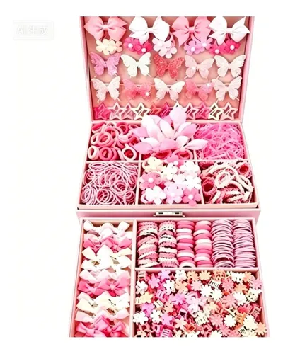 Za Set 540 Accesorios Para El Cabello Niña Con Ligas Sd