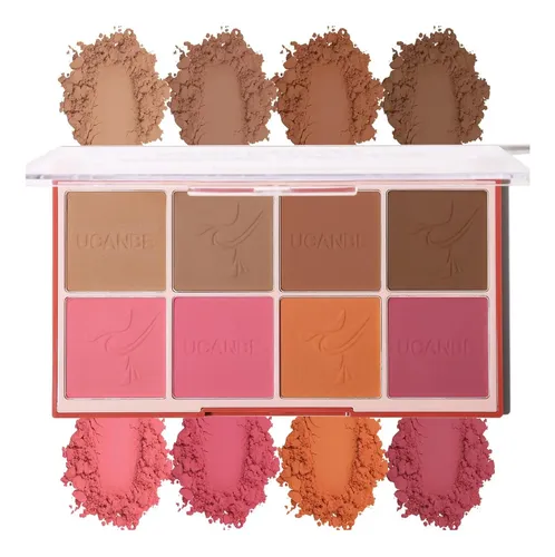 Paleta De Colorete Y Bronceador 8 Colores Ucanbe