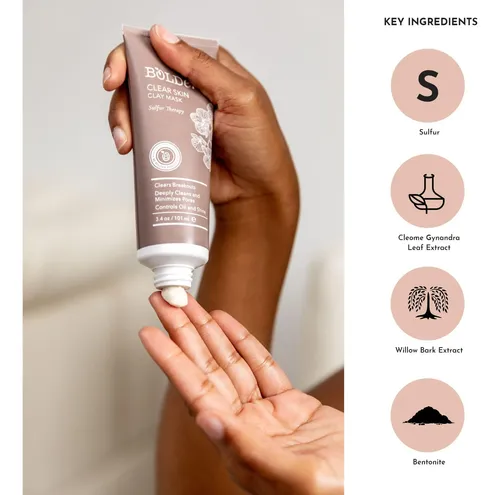 Clear Skin Clay Mask | Made With Sulfur For Deep Pore