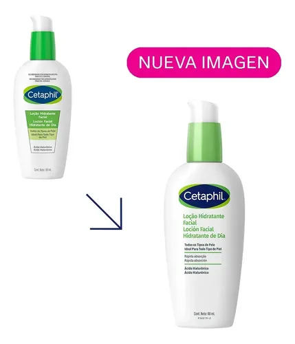 Loción Hidratante Facial De Día Cetaphil Con Ácido Hialurónico x 88 Ml