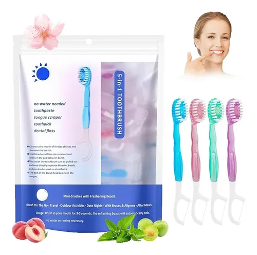Cepillo De Dientes Y Hilo Dental 5 En 1, 26 Piezas De Cepill
