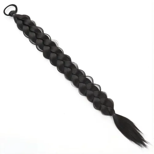 Cola De Caballo Postiza Trenzada Extensiones De Cabello 60cm