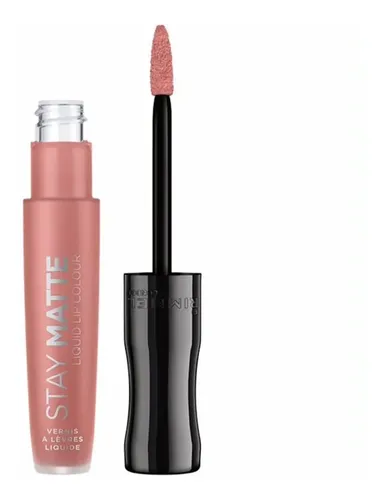 Lapiz Labial Rimmel Stay Matte Liquid Lipstick Color 707 Raw Kiss