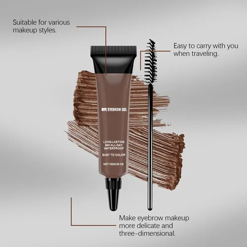 Z89| Gel Líquido For Cejas De Larga Duración, Impermeable,
