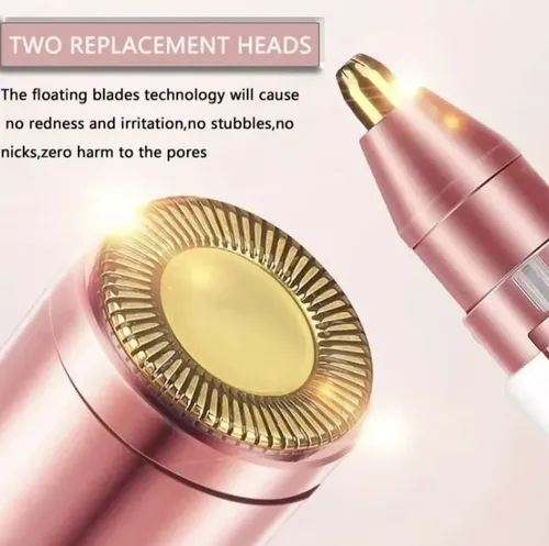 Mini Depiladora Eléctrica 2 En 1 Vello Facial Y Cejas