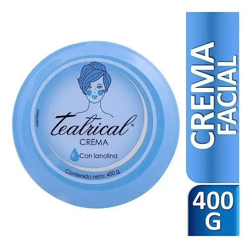 Crema Teatrical Con Lanolina 400 G Para Rostro, Manos Y Cuer
