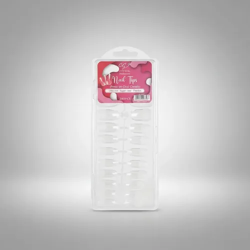 Tips Sistema Press On Ultra Fino Soft Gel Prelimado Estuche