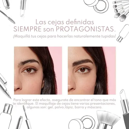 Gel De Cejas L Oreal Unbelieva Brow 105 Brunette Color Marrón oscuro