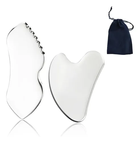 2pcs Gua Sha, Herramienta De Guasha Facial, Gua Sha Facial