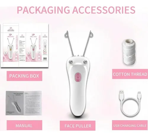 Depilador Eléctrico Facial Inalámbrico Yuyte Con Hilo De