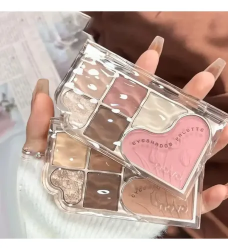 Novo Paleta Sombras+rubor+iluminador Maquillaje Coreano