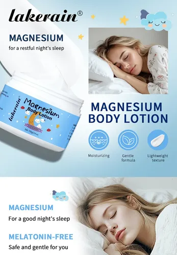 La Loción Corporal De Magnesio Lakerain Hidrata Y Suaviza La