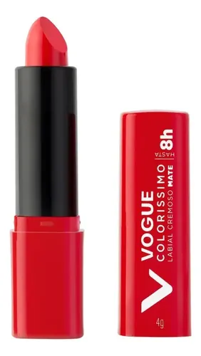 Labial Mate En Barra Vogue Colorissimo Tono Frambuesa Viva