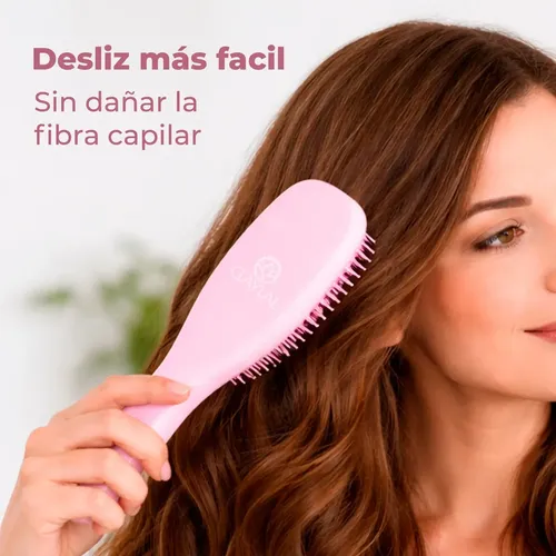 Cepillo Para Desenredar Antifrizz + 2 Pinzas Para Cabello