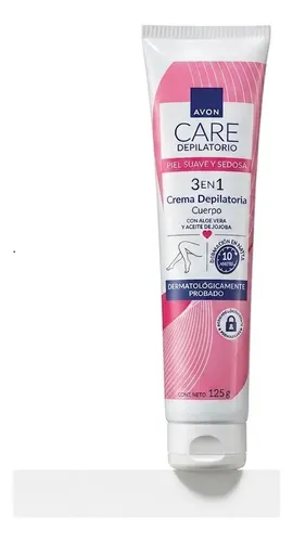 Crema Depilatoria Avon Care 3 En 1 Aloe Y Jojoba 125g