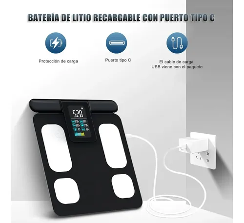 Báscula Inteligente  Corporal De 8 Electrodos,28 Datos