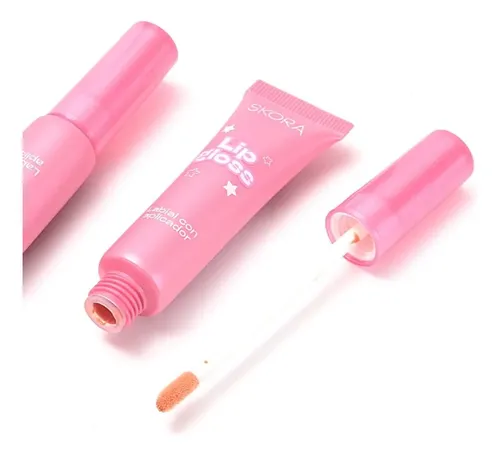 Brillo Labial Con Aplicador En Pomo Glow Vibes Skora 3 Tonos