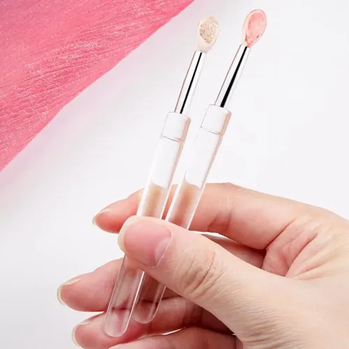 Pincel Para Labios, Aplicador De Lápiz Labial Con Cubierta,