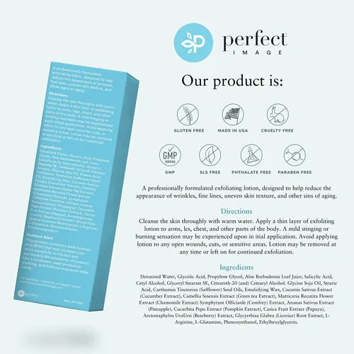 Loción Corporal Exfoliante Perfect Image Gly + Sal 240 Ml