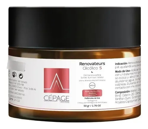 Cepage Renovateurs Glicólico 5 Crema Facial 50g