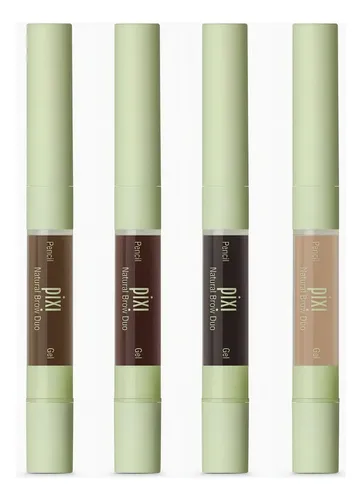 Lápiz y Gel Para Cejas Pixi Natural Brow Duo, Deep Brunette