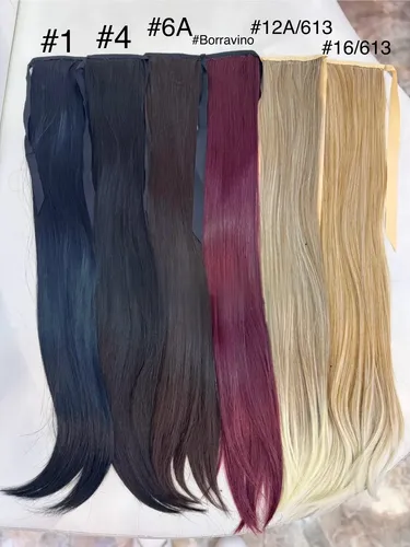 Cola Pelo Sintético Con Cinta 70cm De Largo Lacia Ponytail