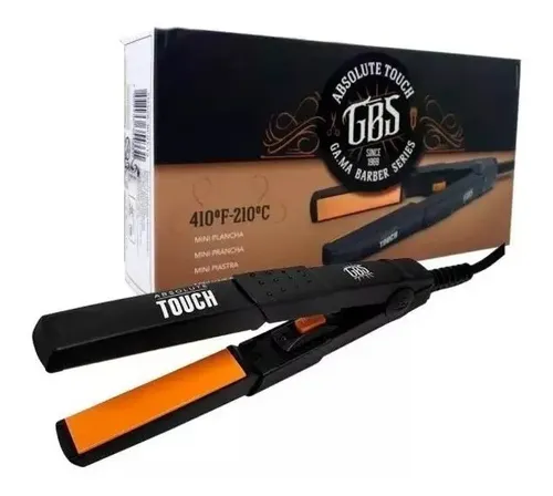 Planchita de pelo mini GA.MA Italy GBS Absolute Touch Mini negra