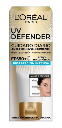 Crema Antiarugas Loreal Uv Defender Hidratacion Intensa Fp50