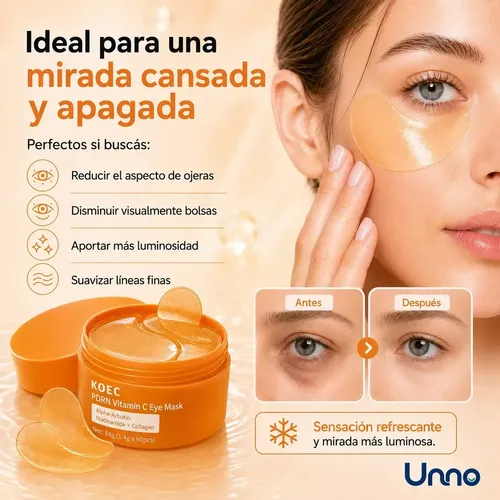 Koec Pdrn Vitamina C Parches Colágeno Ojeras Hidrogel X60