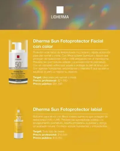 Protector Solar Lidherma Toque Seco Spf 50 Dherma Sun X 60ml