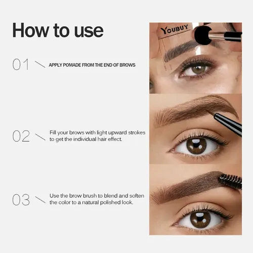 Gel Tintado Para Cejas, Impermeable, De Larga Duración Para