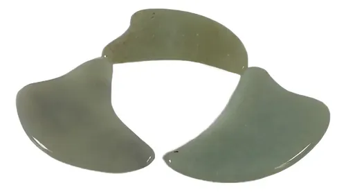Piedra Gua Sha Corazon De Jade Para Masaje