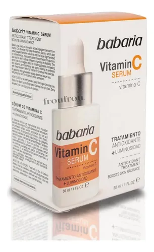 Serum Facial Antioxidante Vitamina C Mas Luminosidad Babaria Tipo De Piel Todo Tipo De Piel