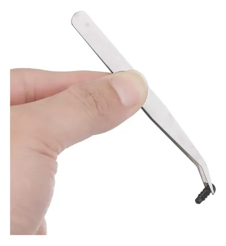 Pinzas De Acero Inoxidable Para Cejas, Herramienta Plateada