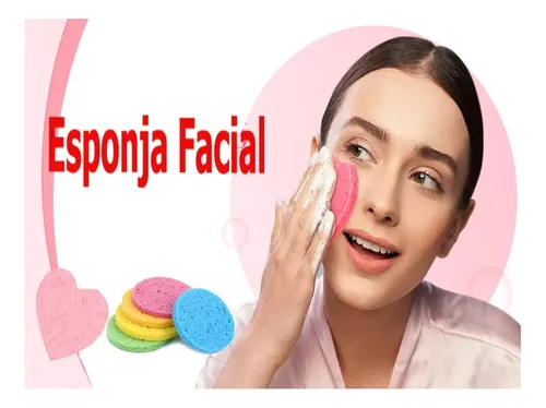 Combo X10 Unidades Esponjas Facial Exfoliante Desmaquillador