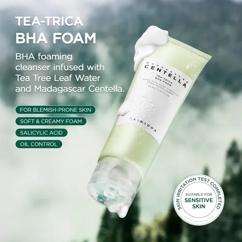 Skin1004 Tea-trica Bha Foam Limpiador Facial Anti Acne 125ml