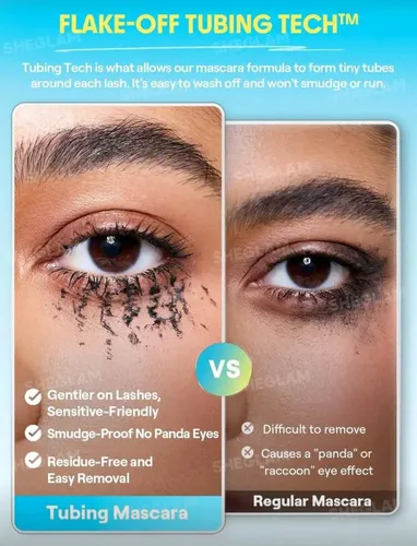 Sheglam Mascara Para Pestañas Lashlighter Infinite Tubing Color Negro