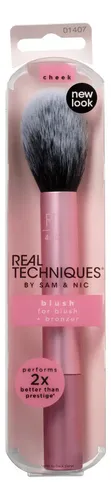 Brocha Para Blush Rt 400, 1 Unidad, Color Rosa