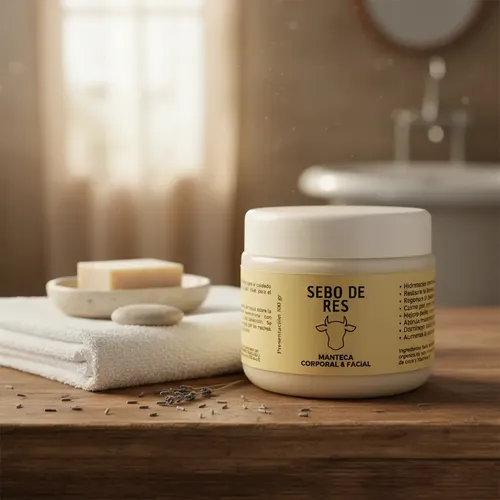 Crema De Sebo De Res Para Cicatrices, Melasma Y Dermatitis