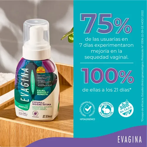 Evagina Espuma De Higiene Íntima X 240 Ml