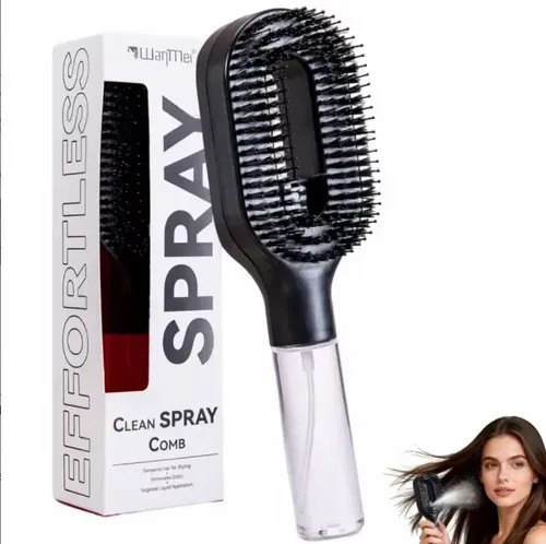 Cepillo Desenredante Spray 2 En 1 Antifrizz Hidratacion