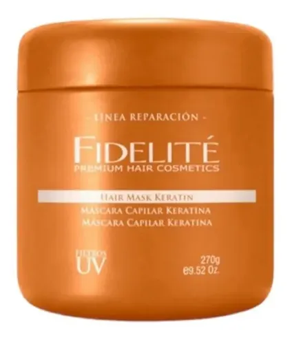 Fidelite Mascara Capilar Keratina X 270g, Reconstrucción