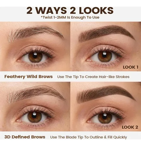 Lápiz Microblading Ceja Focallure Br01 Light Brown