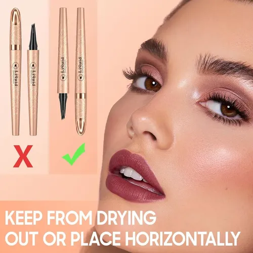 Lápiz Cejas 4d Ursoulney Marrón Oscuro