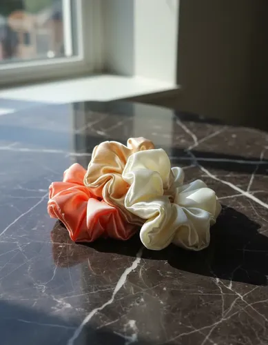 Scrunchies De Raso Satén Colitas Pack X 85 Por Mayor