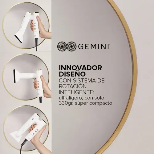 Secador De Pelo Digital Ultraligero Gemini Bellissima Italia