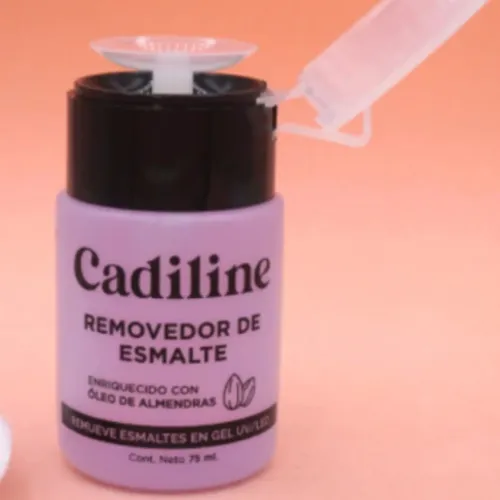 Removedor De Esmalte Uv Cadiline Con Dosificador 75ml Lfme